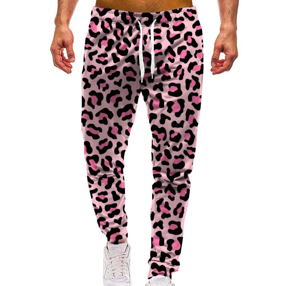 Leopard 80s Joggers