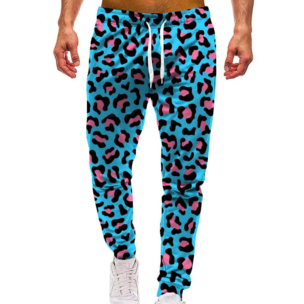 Leopard 80s Joggers