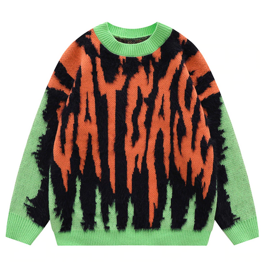 Neon Fuzz Sweater