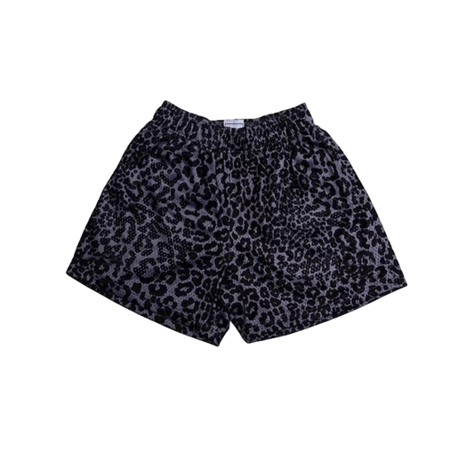 Dark Leopard Shorts