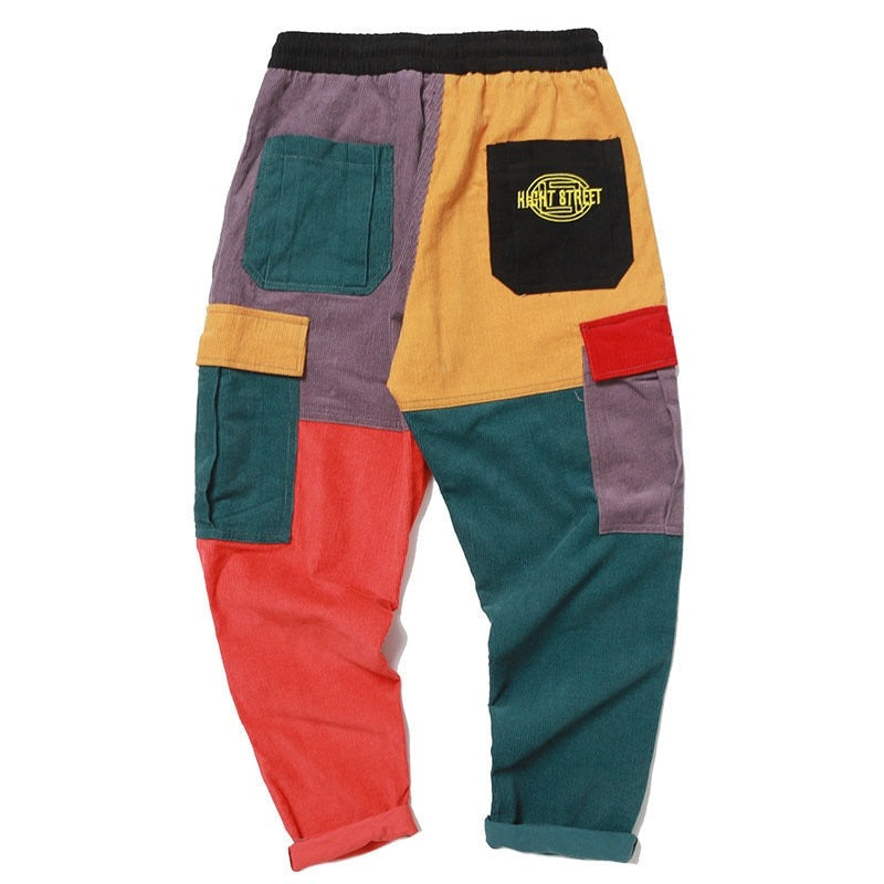 Conversational Bloc Cargo Joggers