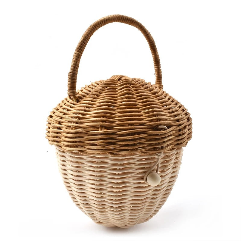 Fairy House Wicker Bag