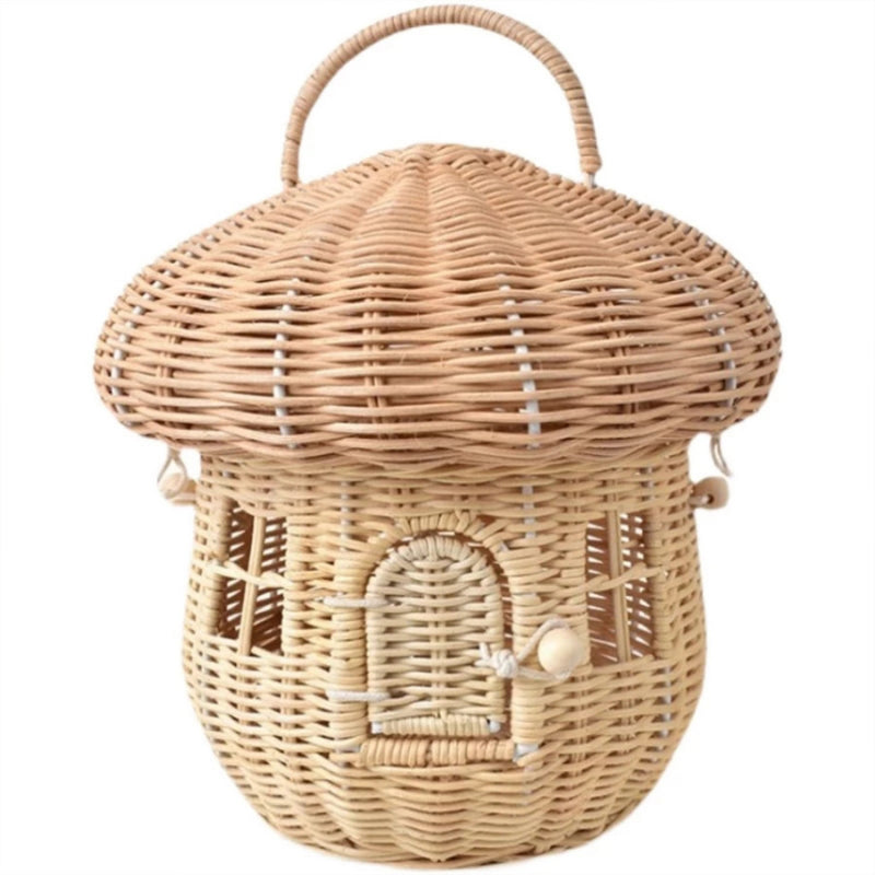 Fairy House Wicker Bag