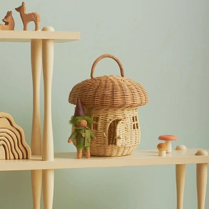 Fairy House Wicker Bag