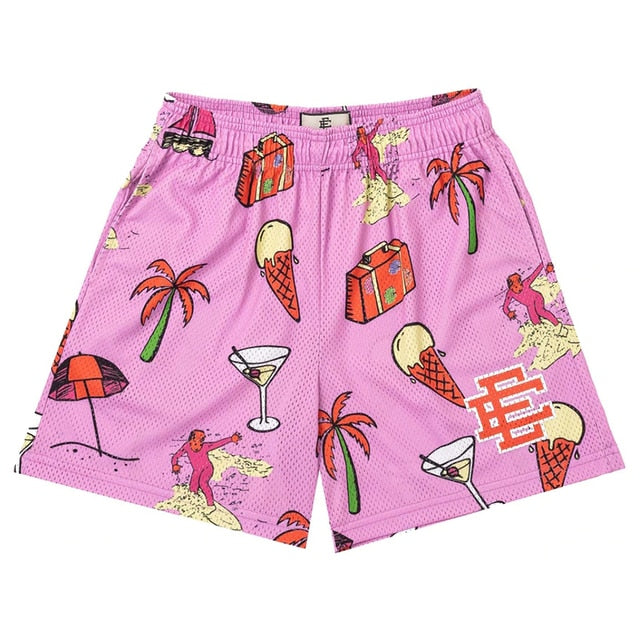 Nostalgic Beach Day Shorts