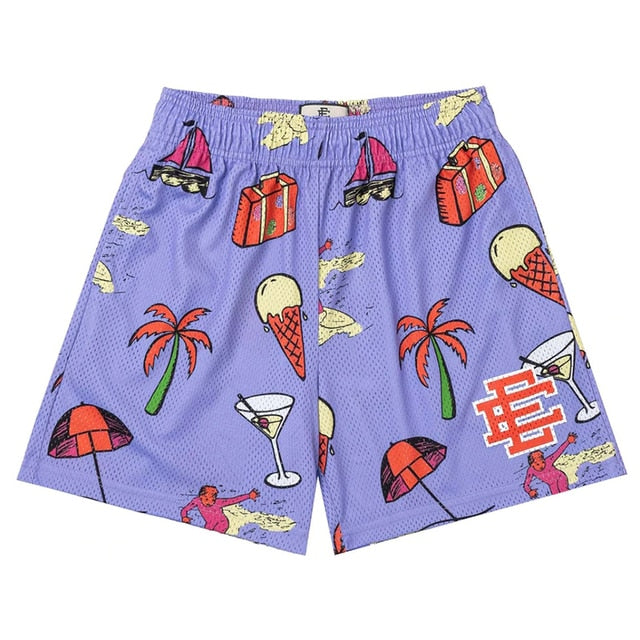 Nostalgic Beach Day Shorts