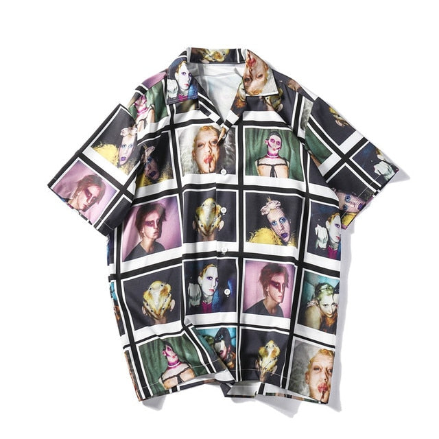 Dark Icons Print Shirt