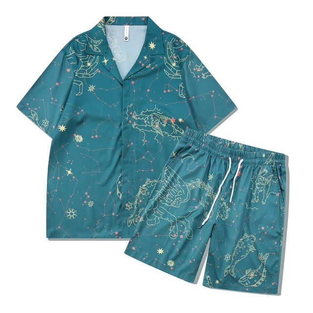 Constellation Shirt and Shorts Set