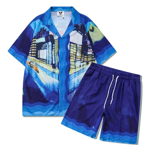 Night Runner Shirt and Shorts Set