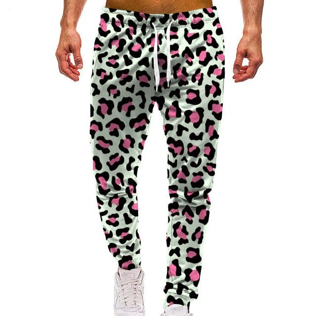 Leopard 80s Joggers