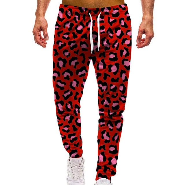 Leopard 80s Joggers