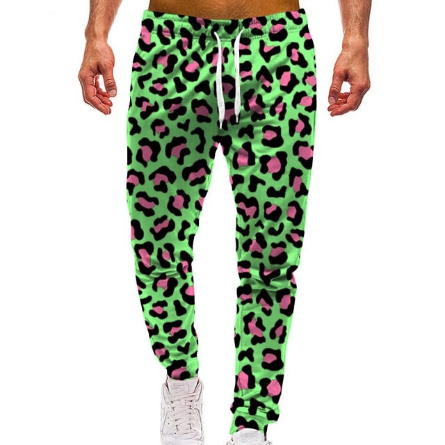 Leopard 80s Joggers